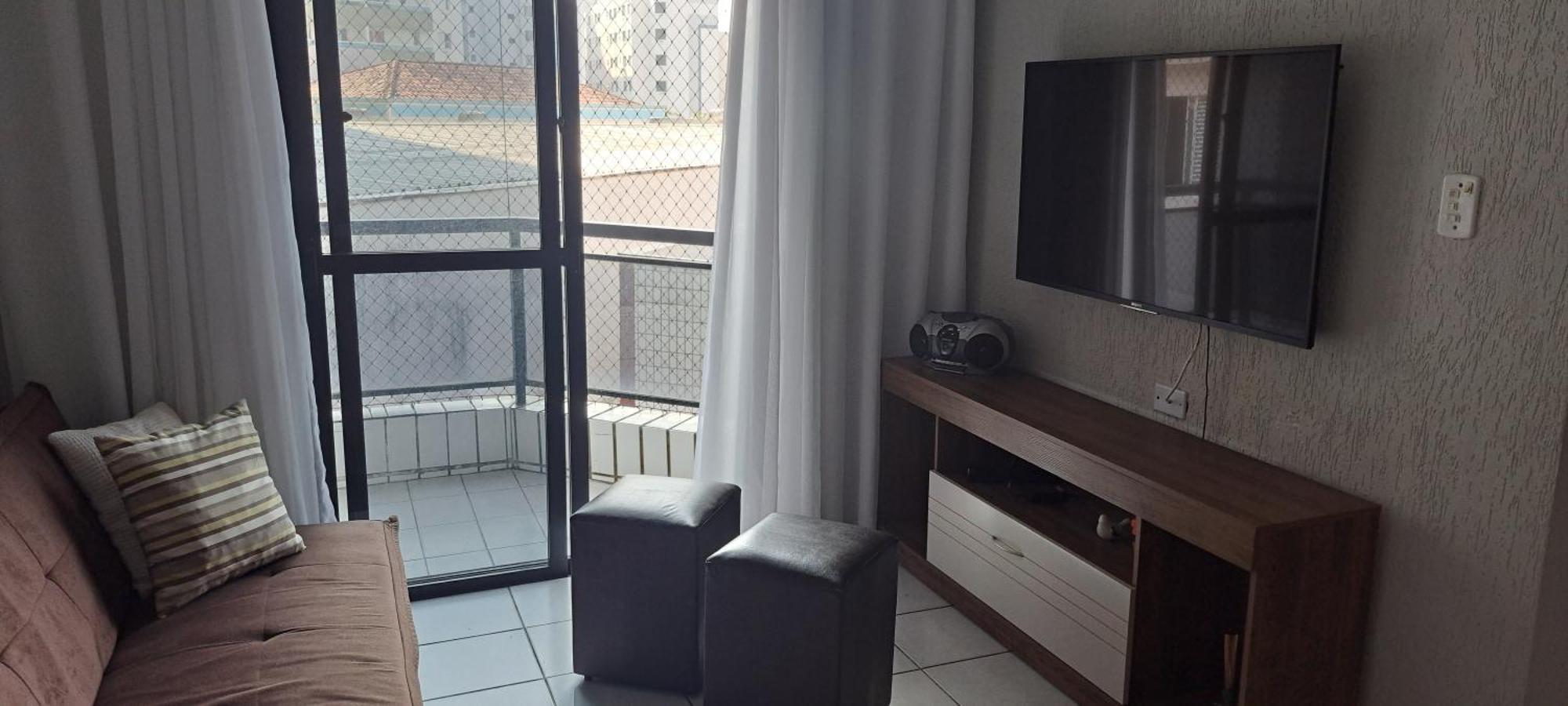 Apartamento Praia Grande - Vila Guilhermina Luaran gambar